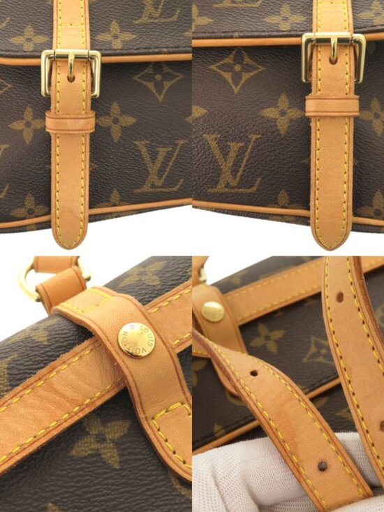 Louis Vuitton Marel Sac Ad Monogram Brown Backpack Daypack 1440